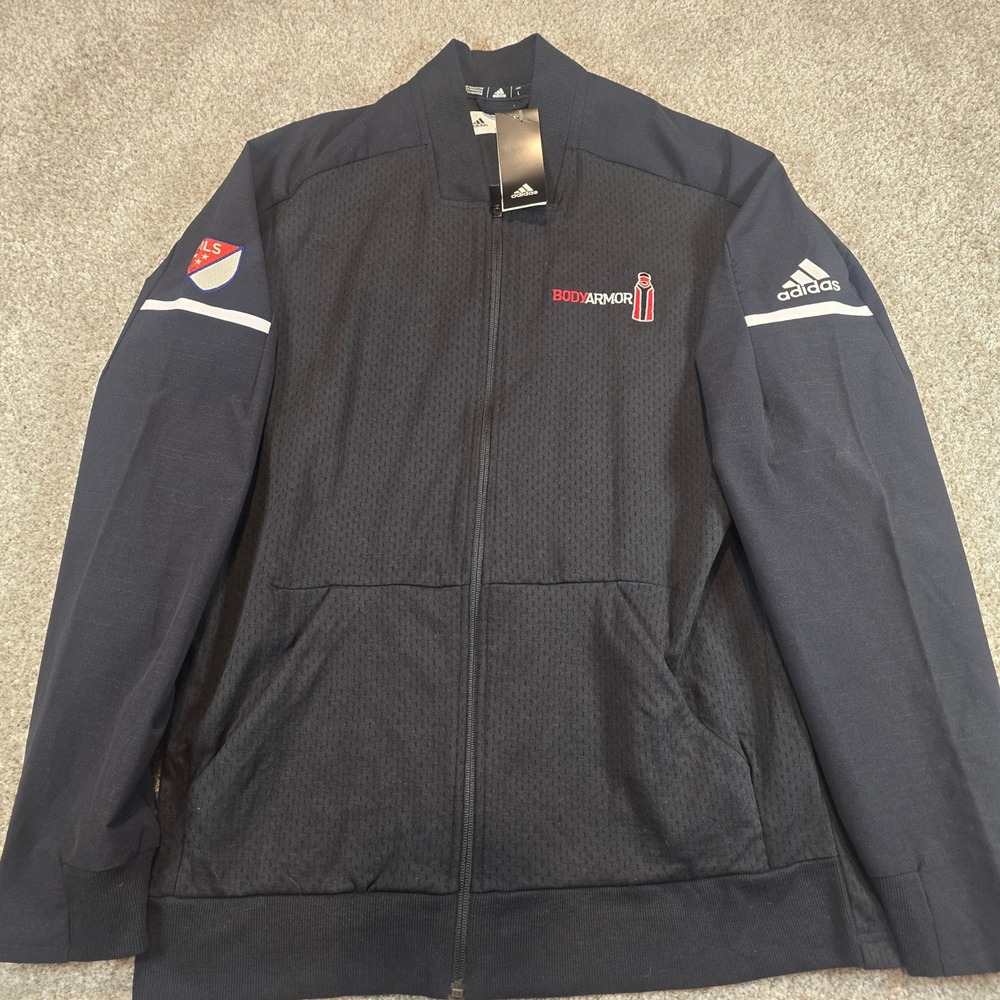 Adidas Body Armor MLS Full Zipp Soccor Jacket Mens Large CO Branded NWT